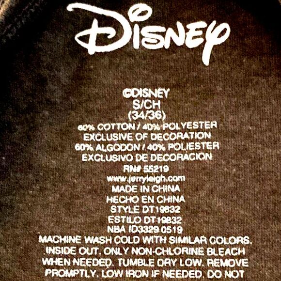 Disney Mickey Mouse Embroidered Pocket Shirt - Small - Picture 2 of 3